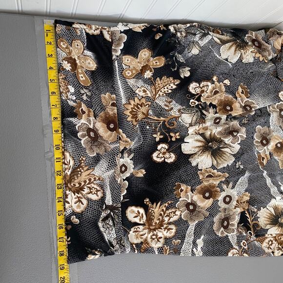 LulaRoe Womens Whimsigoth Midi Skirt Dress Size 3XL Fairy Grunge Stretch Office - Picture 8 of 10